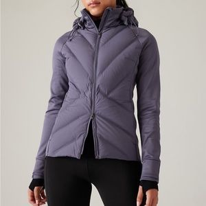 Athleta inlet jacket. Nightfall purple.